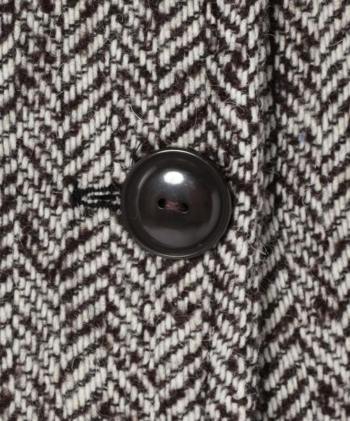 coen（コーエン）の「ループへリンボンコクーンコート◆（その他アウター・レディース・ダークブラウン/ネイビー・MEDIUM/LARGE）」の13枚目の写真