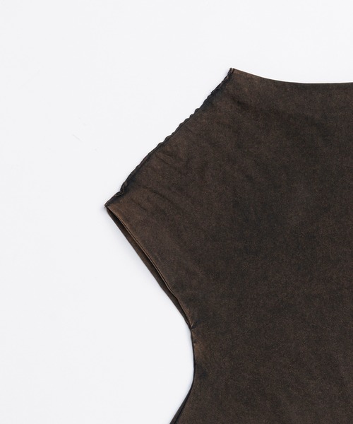 PRANK PROJECT（プランクプロジェクト）の「ツイストアシメトップ / Twisted Asymmetrical Top（その他トップス・レディース・グレー/チャコールグレー/ホワイト・FREE）」の11枚目の写真