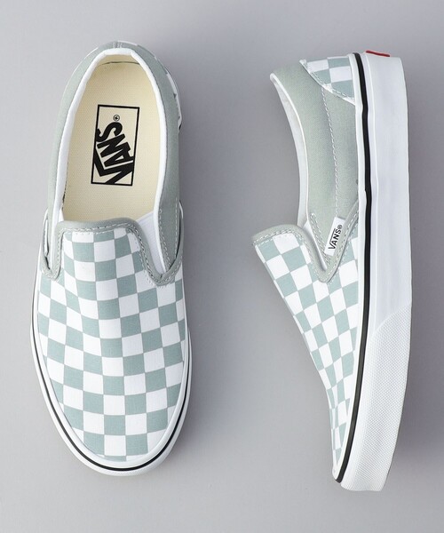 【関税込み】Vans グレー クラシック スリッポンスニーカー VANS ヴァンズ スリッポン スニーカー クラシック メンズ