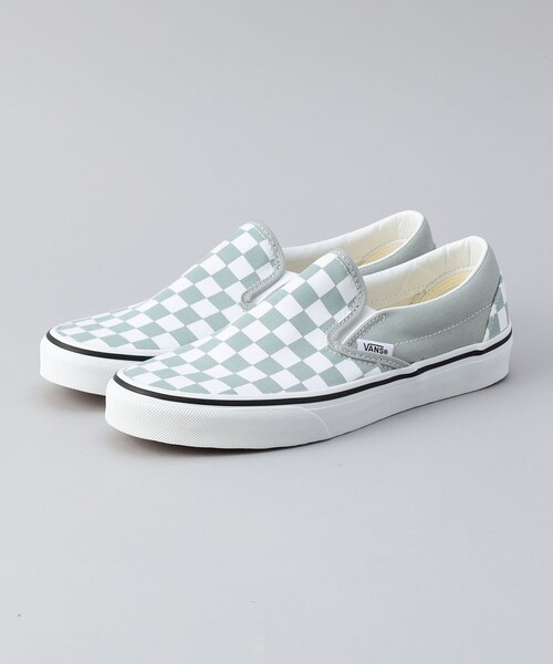 VANS(バンズ)の「【VANS】CL SLIP ON CT/ヴァンズ クラシックスリッポン(ライトグレー)(スリッポン・レディース・ライトグレー・23.5cm/24cm/24.5cm/25cm/23cm)」の2枚目の写真