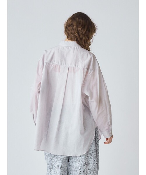 ブラウス シャツ MidiUmi シアーワイドシャツ レディース MidiUmi ブラウス シャツ シアーワイドシャツ レディース