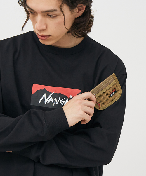 NANGA（ナンガ）の「NANGA×SPEAKEASY COIN CASE（コインケース・メンズ・ブラック/カーキ/ダークベージュ・フリー）」の6枚目の写真