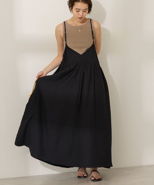 AMERICAN HOLIC(アメリカンホリック)の「前後2WAYキャミワンピース(ワンピース・レディース・ブラック/カーキ/モカ・M/L)」の20枚目の写真