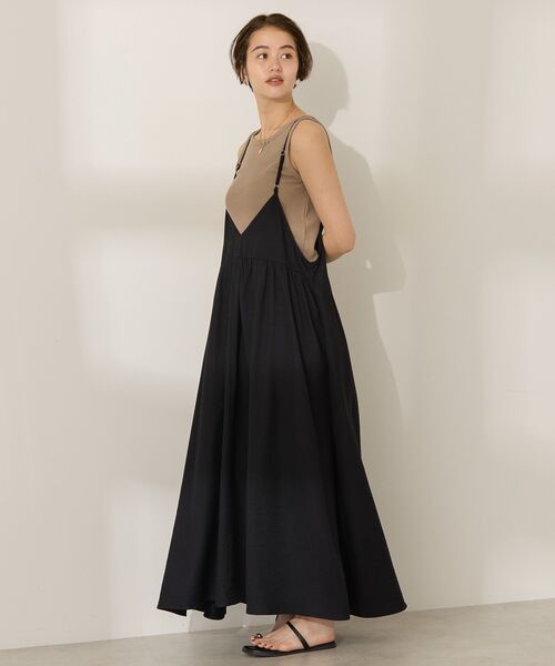 AMERICAN HOLIC(アメリカンホリック)の「前後2WAYキャミワンピース(ワンピース・レディース・ブラック/カーキ/モカ・M/L)」の21枚目の写真