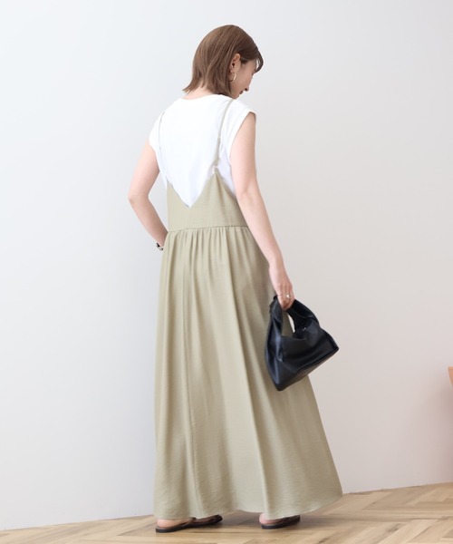 AMERICAN HOLIC(アメリカンホリック)の「前後2WAYキャミワンピース(ワンピース・レディース・ブラック/カーキ/モカ・M/L)」の13枚目の写真