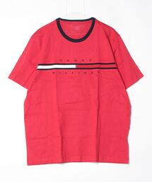 TOMMY HILFIGER（トミーヒルフィガー）の「【オンライン限定】【ユニセックス】トミーヒルフィガーロゴTシャツ / TINO TEE（Tシャツ/カットソー）」