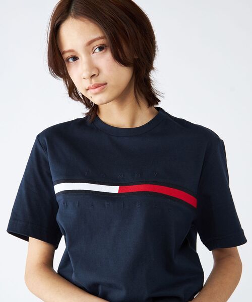 セール☆Valentino☆ジャージー tシャツ TOMMY HILFIGER tシャツ 「オンライン限定」「ユニセックス