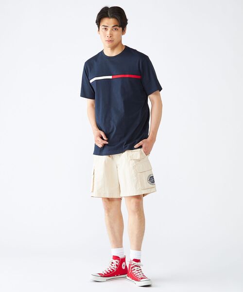 TOMMY HILFIGER(トミーヒルフィガー)の「【オンライン限定】【ユニセックス】トミーヒルフィガーロゴTシャツ / TINO TEE(Tシャツ/カットソー・メンズ・ブルー/ブラック/ホワイト/グレー・MEDIUM/SMALL/X-LARGE/LARGE/X-SMALL)」の19枚目の写真