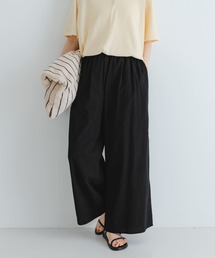 URBAN RESEARCH | コットンギャザーワイドパンツ(その他パンツ)