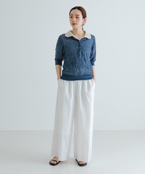 アーバンリサーチ（URBAN RESEARCH）/コットンギャザーワイドパンツ セール】コットンギャザーワイドパンツ（その他パンツ）｜URBAN