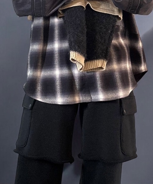 masterkey(マスターキー)の「mp13637-SHINYA-PT スウェットパンツ(スウェットパンツ・メンズ・グレー/ブラック・1/2)」の3枚目の写真
