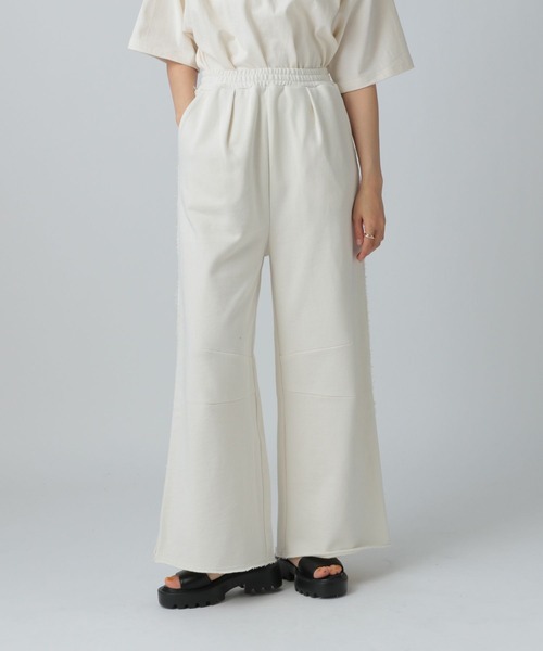 LEPSIM（レプシィム）の「サイドラインスウェットパンツ　290314（スウェットパンツ・レディース・グレー/ブラック/アイボリー・FREE）」の2枚目の写真