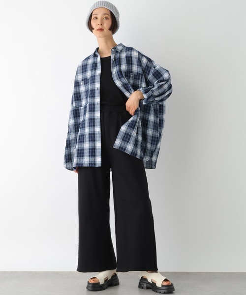 LEPSIM（レプシィム）の「サイドラインスウェットパンツ　290314（スウェットパンツ・レディース・グレー/ブラック/アイボリー・FREE）」の4枚目の写真