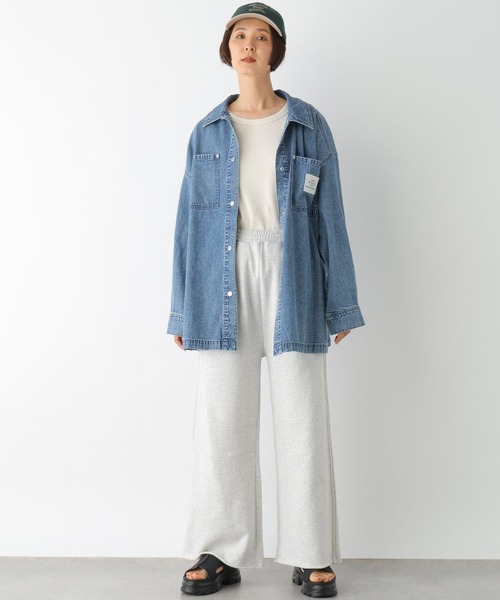 LEPSIM（レプシィム）の「サイドラインスウェットパンツ　290314（スウェットパンツ・レディース・グレー/ブラック/アイボリー・FREE）」の10枚目の写真