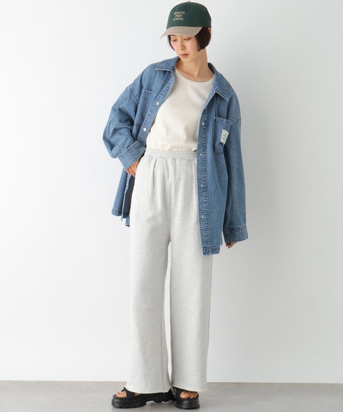 LEPSIM（レプシィム）の「サイドラインスウェットパンツ　290314（スウェットパンツ・レディース・グレー/ブラック/アイボリー・FREE）」の11枚目の写真