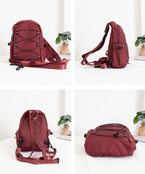 Miniministore(ミニミニストア)の「ボディバッグ ユニセックスウエストポーチ(ボディバッグ/ウエストポーチ・レディース・ブルー/ブラック/ワインレッド/グリーン/アイボリー・FREE)」の14枚目の写真