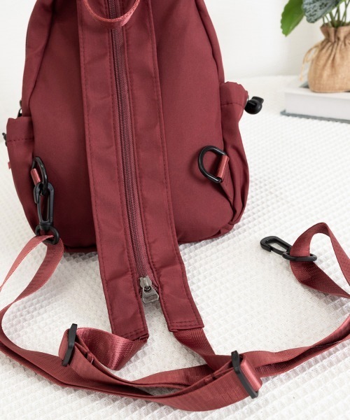 Miniministore(ミニミニストア)の「ボディバッグ ユニセックスウエストポーチ(ボディバッグ/ウエストポーチ・レディース・ブルー/ブラック/ワインレッド/グリーン/アイボリー・FREE)」の8枚目の写真