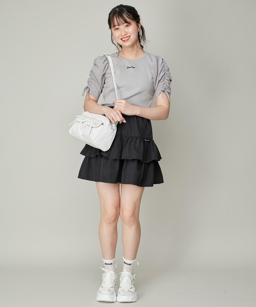 JENNI（ジェニィ）の「ダブルリボンポケットショルダー（ショルダーバッグ・キッズ・オフホワイト/ブラック・F）」の14枚目の写真