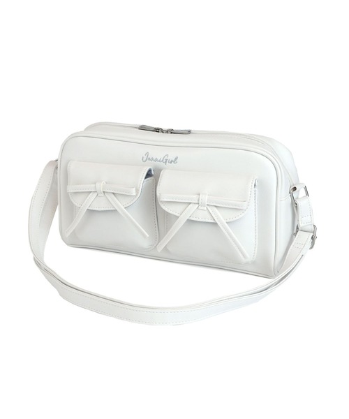 JENNI（ジェニィ）の「ダブルリボンポケットショルダー（ショルダーバッグ・キッズ・オフホワイト/ブラック・F）」の17枚目の写真