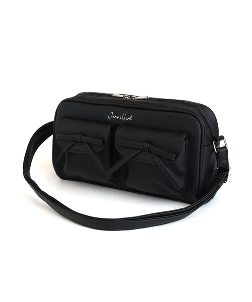 JENNI（ジェニィ）の「ダブルリボンポケットショルダー（ショルダーバッグ・キッズ・オフホワイト/ブラック・F）」の19枚目の写真