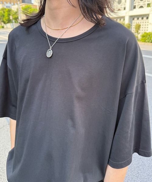 RATTLE TRAP(ラトルトラップ)の「COOLMAX OVER SIZE TEE 吸汗速乾クールマックスオーバーサイズTシャツ(Tシャツ/カットソー・メンズ・ブラック/ホワイト・M/S/LL/L)」の4枚目の写真