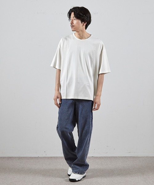 RATTLE TRAP(ラトルトラップ)の「COOLMAX OVER SIZE TEE 吸汗速乾クールマックスオーバーサイズTシャツ(Tシャツ/カットソー・メンズ・ブラック/ホワイト・M/S/LL/L)」の5枚目の写真