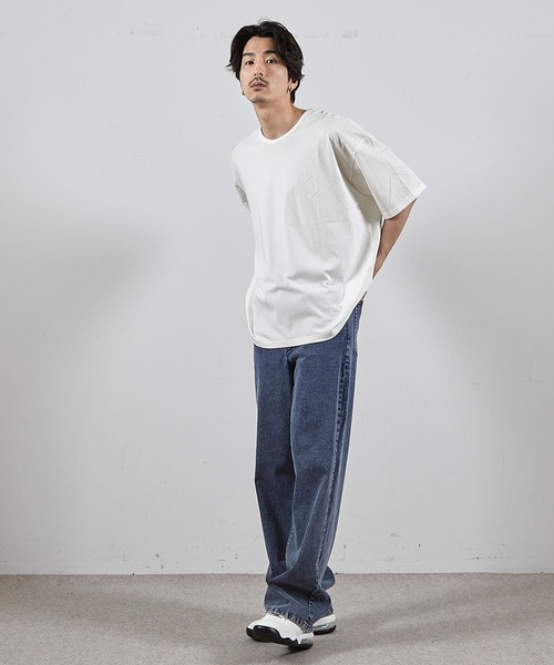 RATTLE TRAP(ラトルトラップ)の「COOLMAX OVER SIZE TEE 吸汗速乾クールマックスオーバーサイズTシャツ(Tシャツ/カットソー・メンズ・ブラック/ホワイト・M/S/LL/L)」の8枚目の写真