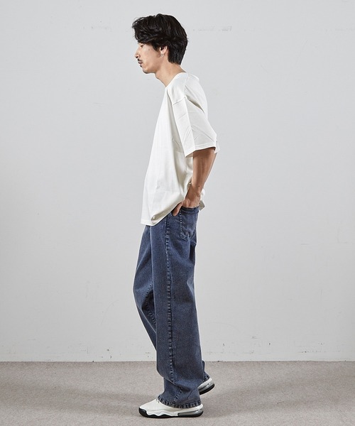 RATTLE TRAP(ラトルトラップ)の「COOLMAX OVER SIZE TEE 吸汗速乾クールマックスオーバーサイズTシャツ(Tシャツ/カットソー・メンズ・ブラック/ホワイト・M/S/LL/L)」の9枚目の写真