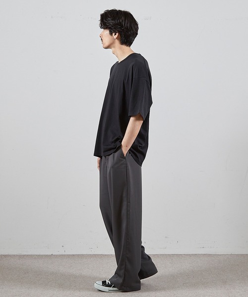 RATTLE TRAP(ラトルトラップ)の「COOLMAX OVER SIZE TEE 吸汗速乾クールマックスオーバーサイズTシャツ(Tシャツ/カットソー・メンズ・ブラック/ホワイト・M/S/LL/L)」の16枚目の写真