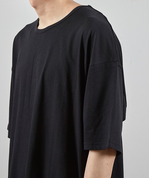 RATTLE TRAP(ラトルトラップ)の「COOLMAX OVER SIZE TEE 吸汗速乾クールマックスオーバーサイズTシャツ(Tシャツ/カットソー・メンズ・ブラック/ホワイト・M/S/LL/L)」の21枚目の写真