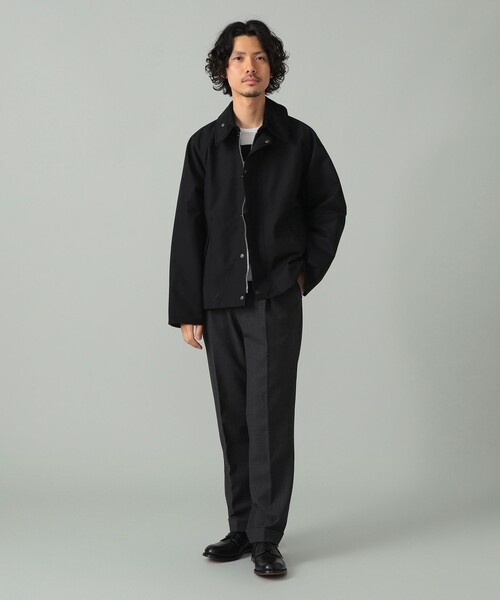 超美品！！！Barbour x BEAMS F TRANSPORT ブラック BEAMS F（ビームスF）Barbour / PADDED TRANSPORT ジャケット