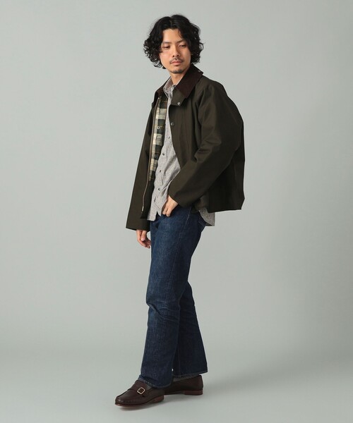 【ビームスF別注】Barbour / TRANSPORT ピーチスキンジャケット BEAMS F（ビームスF）【別注】Barbour / TRANSPORT ピーチスキン
