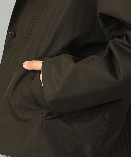 BEAMS F（ビームスエフ）の「【別注】Barbour / TRANSPORT ピーチスキン ジャケット（ブルゾン・メンズ・ブラック/オリーブ・40/42/34/38/36）」の19枚目の写真