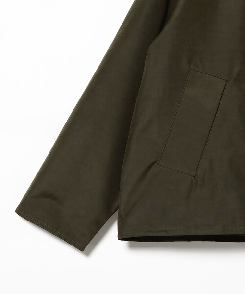BEAMS F（ビームスエフ）の「【別注】Barbour / TRANSPORT ピーチスキン ジャケット（ブルゾン・メンズ・ブラック/オリーブ・40/42/34/38/36）」の3枚目の写真