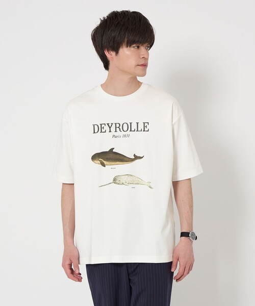 green label relaxing(グリーンレーベルリラクシング)の「DEYROLLE GLR クルーネック Tシャツ(Tシャツ/カットソー・メンズ・その他2/その他1/その他3・XL/S/L/M)」の2枚目の写真