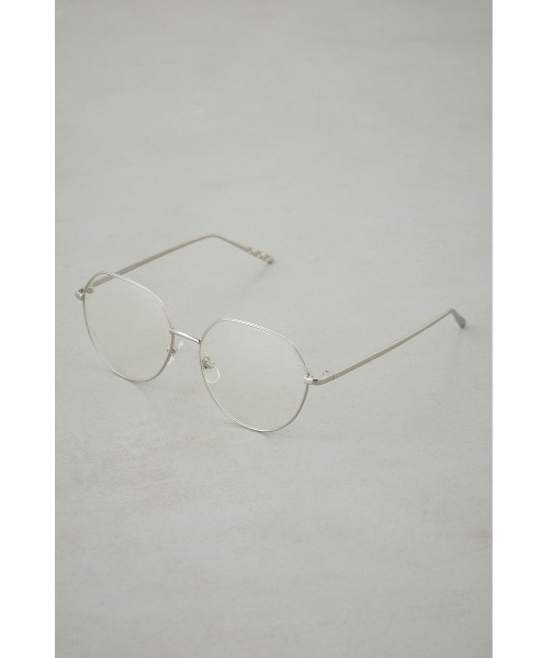 AZUL by moussy(アズールバイマウジー)の「メタルポリゴンシェイプアイウェア(メガネ・メンズ・ゴールド/シルバー・FREE)」の5枚目の写真