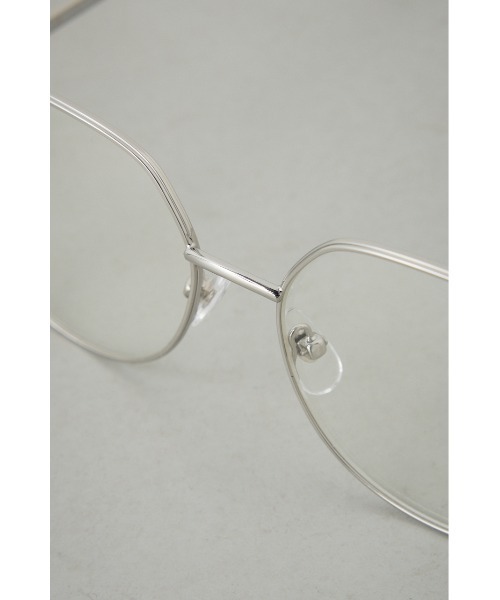 AZUL by moussy(アズールバイマウジー)の「メタルポリゴンシェイプアイウェア(メガネ・メンズ・ゴールド/シルバー・FREE)」の9枚目の写真