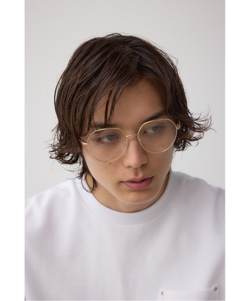 AZUL by moussy(アズールバイマウジー)の「メタルポリゴンシェイプアイウェア(メガネ・メンズ・ゴールド/シルバー・FREE)」の12枚目の写真