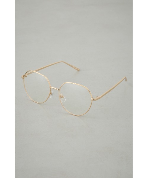 AZUL by moussy(アズールバイマウジー)の「メタルポリゴンシェイプアイウェア(メガネ・メンズ・ゴールド/シルバー・FREE)」の14枚目の写真