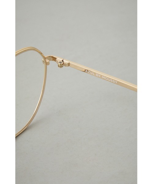 AZUL by moussy(アズールバイマウジー)の「メタルポリゴンシェイプアイウェア(メガネ・メンズ・ゴールド/シルバー・FREE)」の20枚目の写真