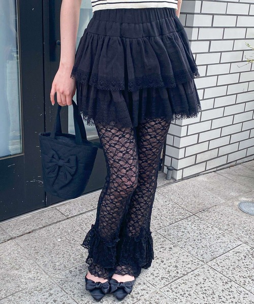 frunco(フランコ)の「レースパンツ(その他パンツ・レディース・ホワイト/ブラック・FREE)」の4枚目の写真