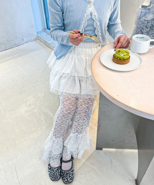 frunco(フランコ)の「レースパンツ(その他パンツ・レディース・ホワイト/ブラック・FREE)」の6枚目の写真