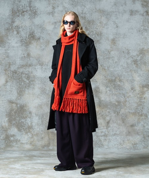 glamb（グラム）の「Big Trench Coat / ビッグトレンチコート（トレンチコート・メンズ・グレー/ブラウン/ブラック・S/M/L）」の11枚目の写真