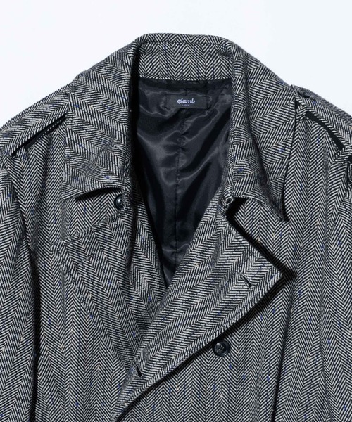 glamb（グラム）の「Big Trench Coat / ビッグトレンチコート（トレンチコート・メンズ・グレー/ブラウン/ブラック・S/M/L）」の21枚目の写真