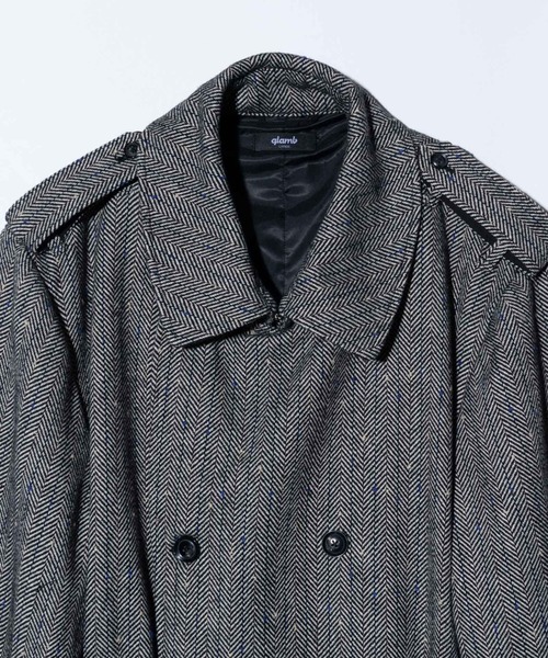 glamb（グラム）の「Big Trench Coat / ビッグトレンチコート（トレンチコート・メンズ・グレー/ブラウン/ブラック・S/M/L）」の22枚目の写真