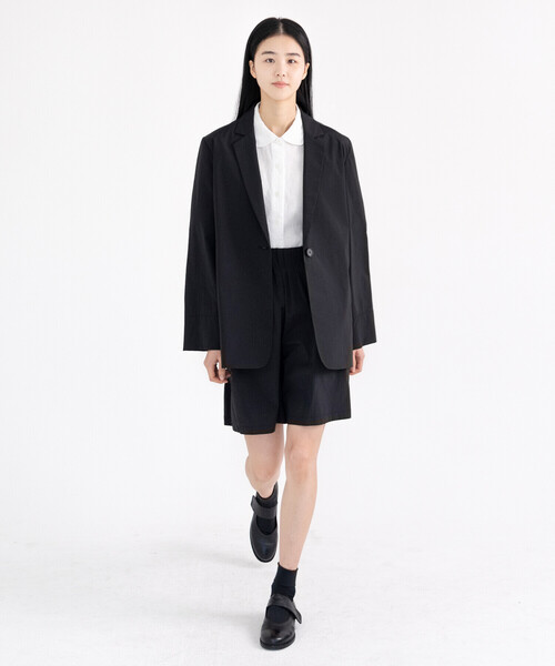 Bshop(ビショップ)の「eunoia | ナイロンショートパンツ WOMEN(その他パンツ・レディース・ブラック・ONE)」の2枚目の写真