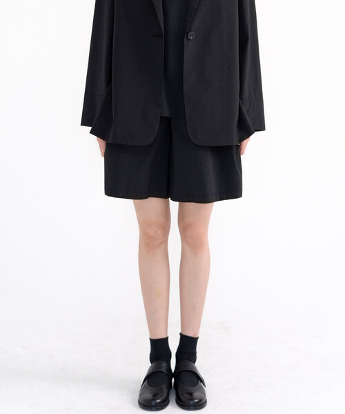 Bshop(ビショップ)の「eunoia | ナイロンショートパンツ WOMEN(その他パンツ・レディース・ブラック・ONE)」の1枚目の写真