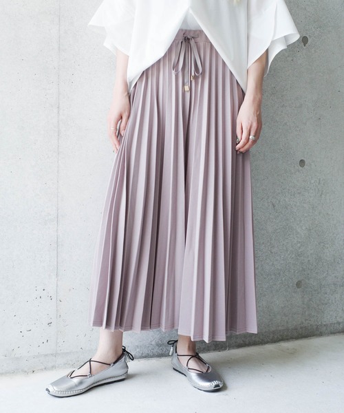 SWITCH BY ARCH(スイッチバイアーチ)の「【ARC】【SWITCH by ARCH】ACCORDION PLEATS SKIRTPANTS(その他パンツ・レディース・グレイッシュブルー/ブラック/グレイッシュベージュ/ライトグレー/キャメル・FREE)」の14枚目の写真