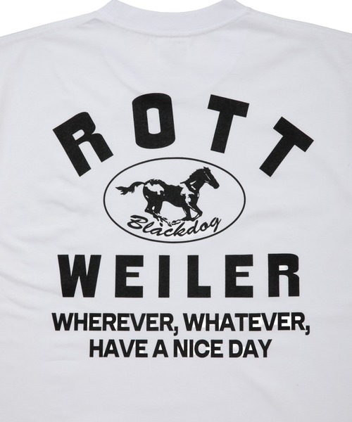 ROTTWEILER(ロットワイラー)の「HORSE TEE(Tシャツ/カットソー・メンズ・ブラック/ホワイト・S/M/L/XL)」の3枚目の写真