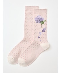 PINK HOUSE | あじさいモチーフソックス(ソックス/靴下)